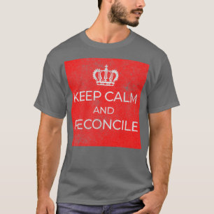 Camiseta Manter o Contabilista Calmo e Reconciliar