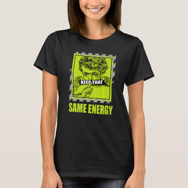 Camiseta Manter o mesmo Visionário de Energia Volt 1 s Corr (Frente)