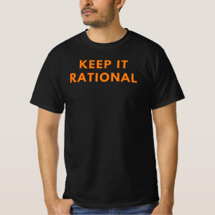 Camiseta Manter Racional Engraçado Professor de Matemátic