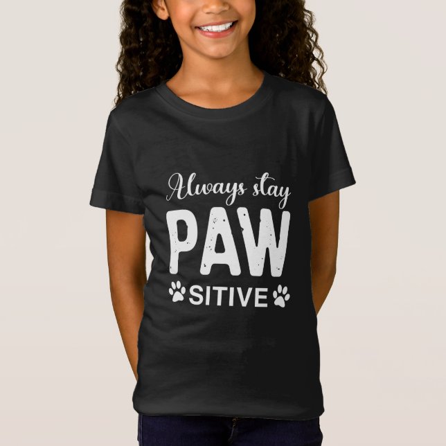 Camiseta Manter sempre o PAW sitivo (Frente)