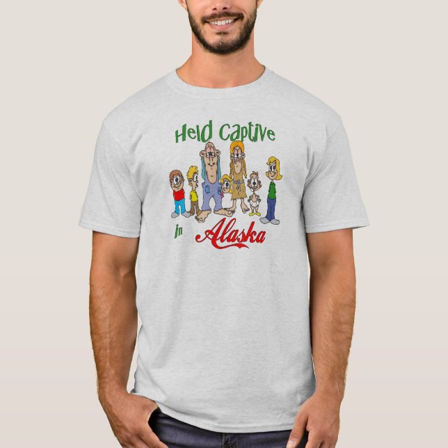 Camiseta Mantida em cativeiro no Alasca (Frente)