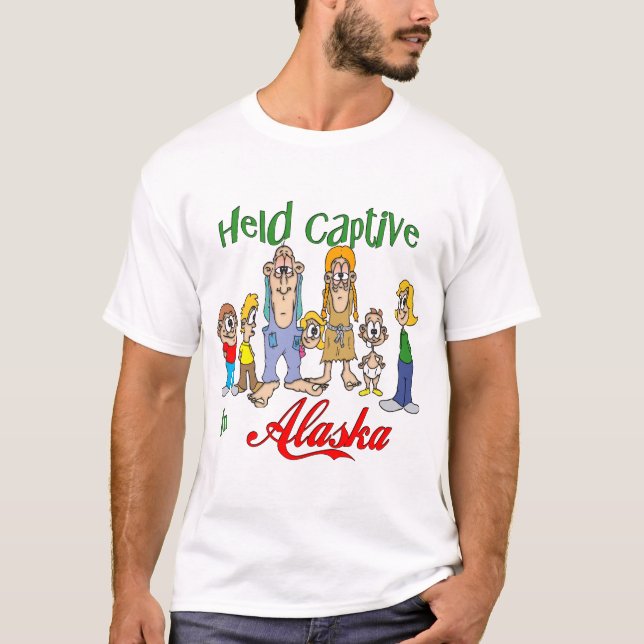 Camiseta Mantida em cativeiro no Alasca (Frente)