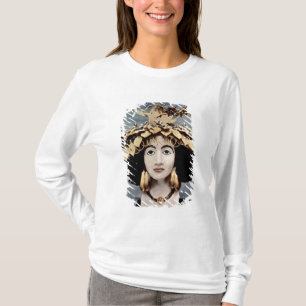 Camiseta Mantilha Sumerian vestida pelo Shub-anúncio da