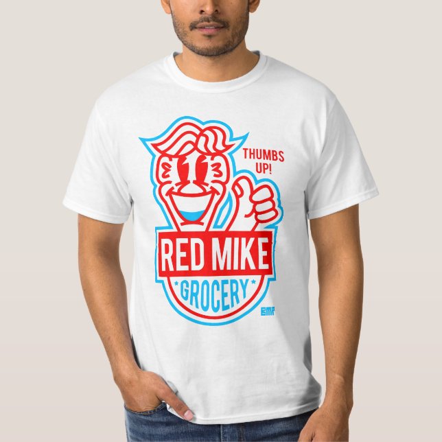CAMISETA MANTIMENTO VERMELHO DO MICROFONE (Frente)