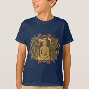 Camiseta Mantra de Buddha do vintage