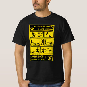 Camiseta Manual de instruções de treinamento de cães engraç