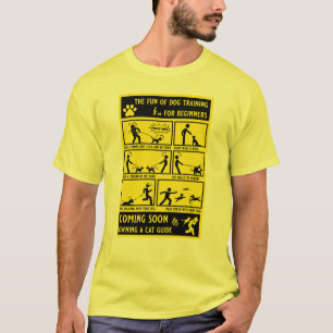Camiseta Manual de instruções de treinamento de cães engraç