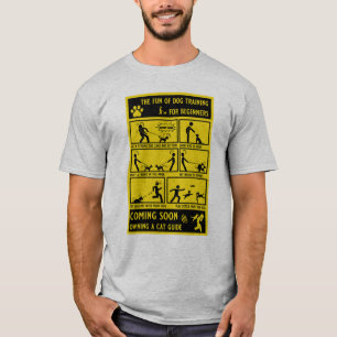Camiseta Manual de instruções de treinamento de cães engraç