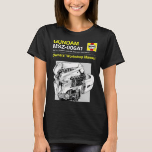 Camiseta Manual do Proprietário Gundam Zeta Plus