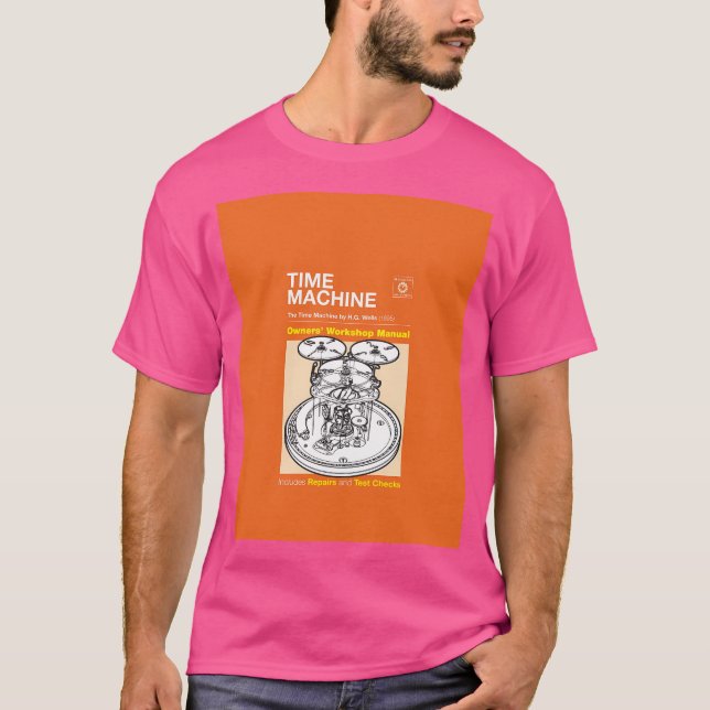 Camiseta Manual do Proprietário - Hg Wells Time Machine (Frente)