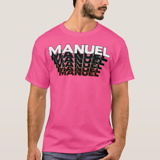 Camiseta Manuel Divertido Retro Vintage Pôr do Sol Manuel 8