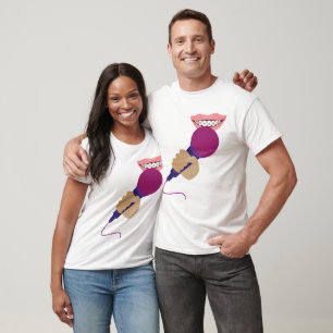 Camiseta Manuseio de Microfone