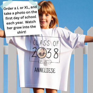 Camiseta Manutenção de Nome Personalizado e Classe de Foto