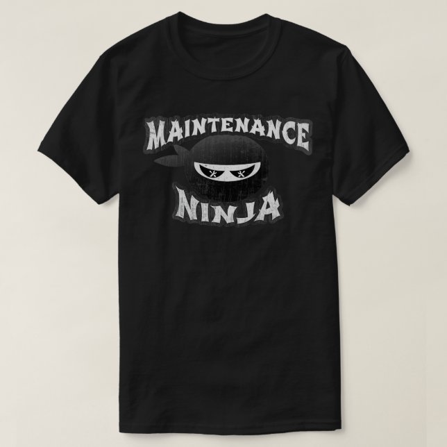 Camiseta MANUTENÇÃO NINJA UpKeep Technician Multitaser R (Frente do Design)