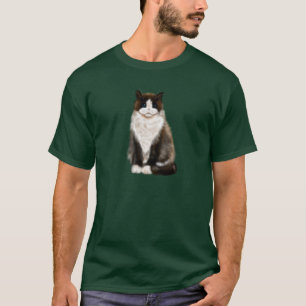 Camiseta manx cat bi-color