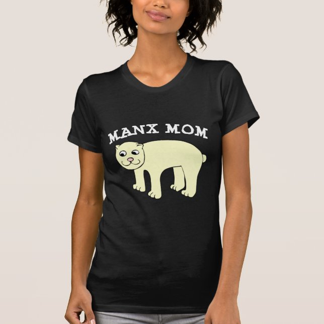 CAMISETA MANX CAT MOM T-SHIRTS (Frente)