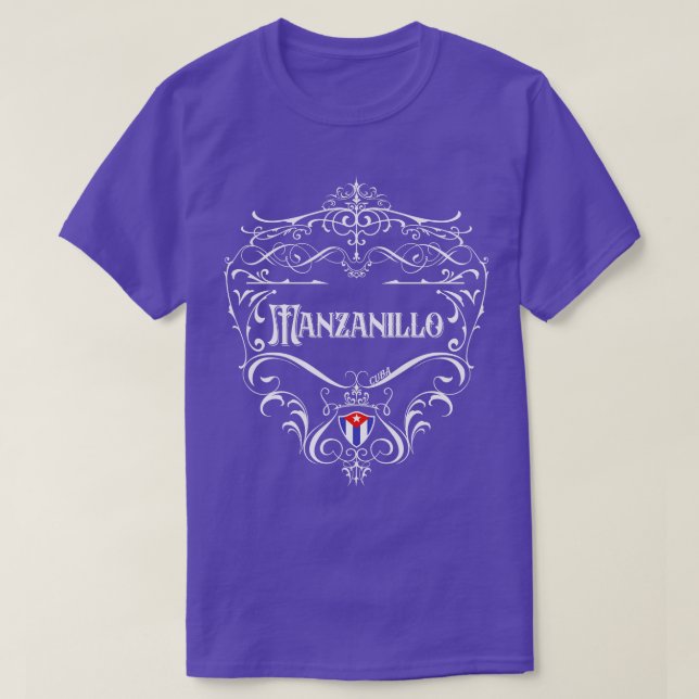 Camiseta Manzanillo Vintage design 1 (Frente do Design)