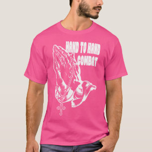 Camiseta Mão A Mão Combater Mãos Rezando Jesus Cristão