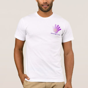 Camiseta Mão cura - roxo