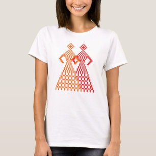 Camiseta Mão de casal lésbica
