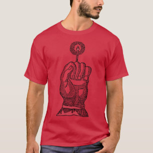 Camiseta Mão de Glória Macabre Arte de Ventilador1