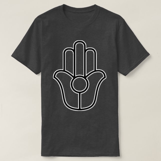 Camiseta Mão de Hamsa de Fatima (Frente do Design)