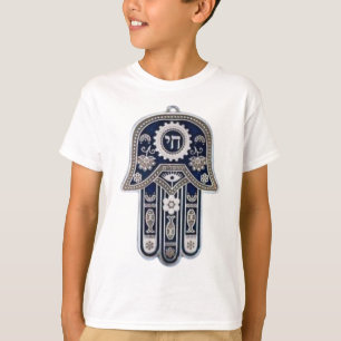 Camiseta Mão de Hamsa - Símbolo de Proteção e Boa Fortuna