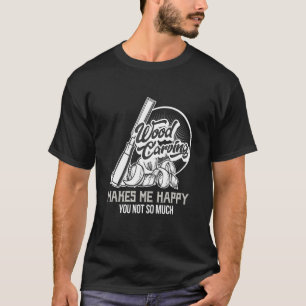 Camiseta Mão De Madeira Me Faz Feliz Carrando Madeira