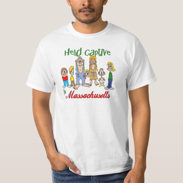 Camiseta Mão-de-Obra em Massachusetts (Frente)