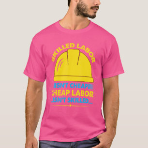 Camiseta Mão de obra qualificada não é mão de obra barata n