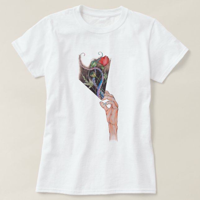 Camiseta Mão de Octopus (Frente do Design)