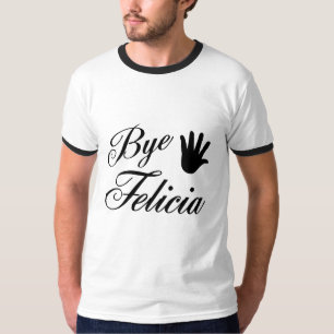 Camiseta Mão de ondulação do rico de Felicia do adeus
