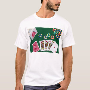 Camiseta Mão de póquer