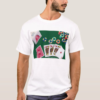 Camiseta Mão de póquer