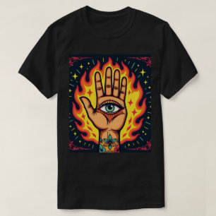 Camiseta Mão do Terceiro Olho Flamejante