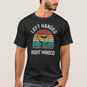 Camiseta Mão Esquerda Direita Enganada Engraçado Premium Es