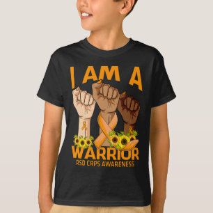 Camiseta Mão Eu Sou Um Guerreiro RSD Sensibilização CRPS