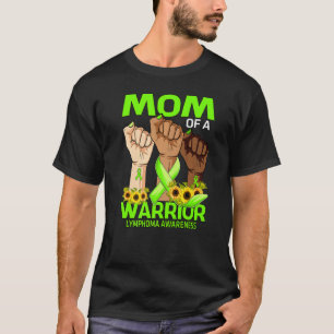 Camiseta Mão Mãe De Um Linfoma Guerreiro Sensibilização Gir