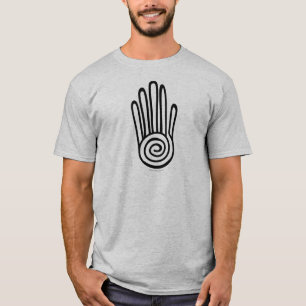 Camiseta Mão maia - roupa do preto (Digital)