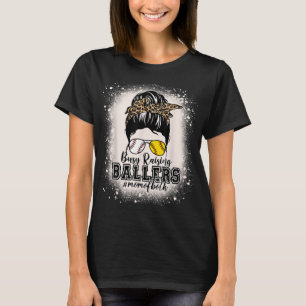 Camiseta Mão Mensageira Mãe De Ambos Beisebol Softball Ocup