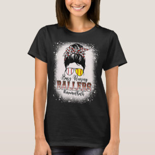 Camiseta Mão Mensageira Mãe De Ambos Beisebol Softball Ocup