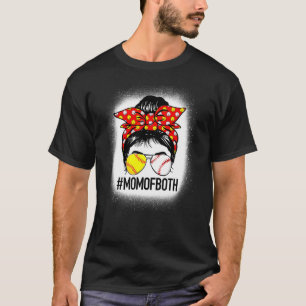 Camiseta Mão Mensageira Mãe de Ambos Bicos Softball D da Mã