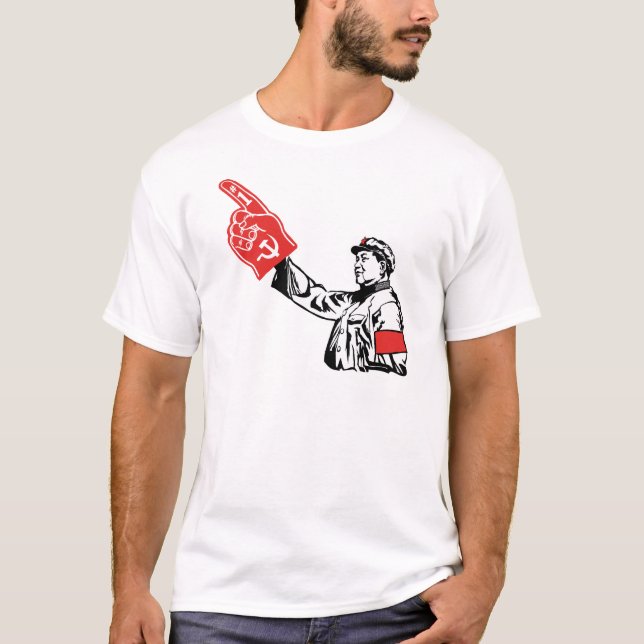 Camiseta Mao - o comunismo é #1 (Frente)