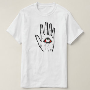 Camiseta Mão Olho que Tudo Vê