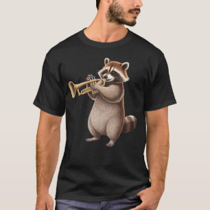 Camiseta Mão Pelada Tocando Trompete Mão Pelada Banda de Tr
