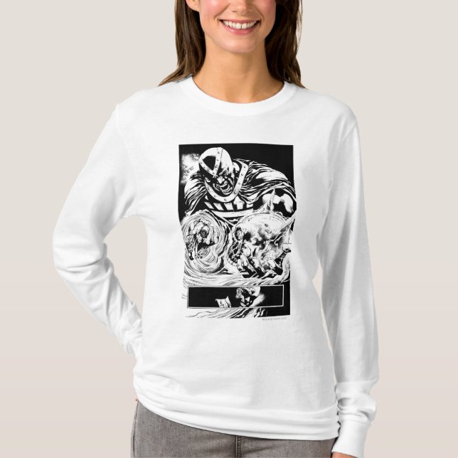 Camiseta Mão Preta com Painel de Caveira 2 (Frente)