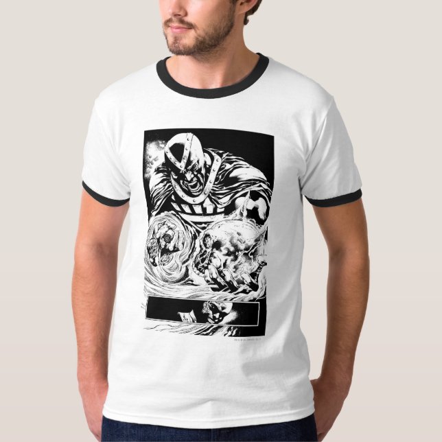 Camiseta Mão Preta com Painel de Caveira 2 (Frente)