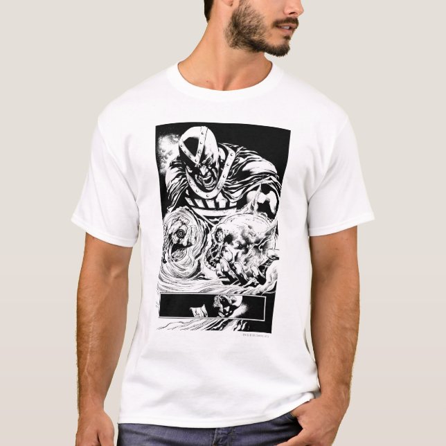 Camiseta Mão Preta com Painel de Caveira 2 (Frente)