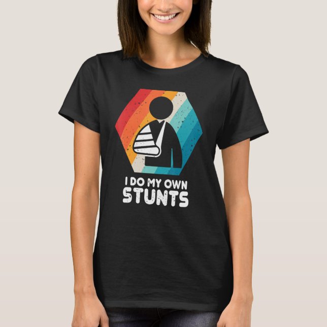 Camiseta Mão Quebrada Eu Faço Minhas Próprias Pedras Ficam  (Frente)