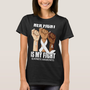 Camiseta Mão Sua Luta É Minha Luta Contra A Cegueira Sensib